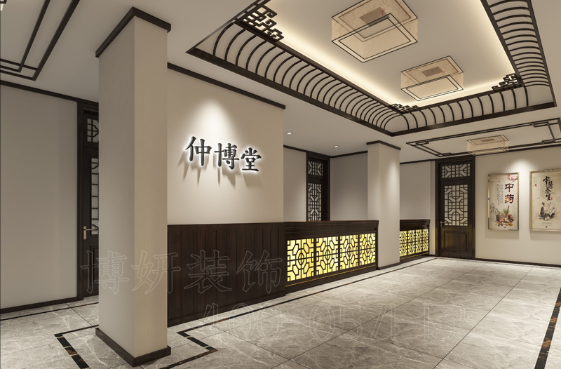 杭州拱墅区中医馆装修设计施工案例