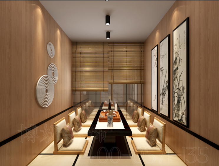 杭州寿司店装修设计风格,杭州小型寿司店装修设计效果图,杭州日式料理店装修案例,杭州自助寿司店装修效果,杭州专业寿司店精致装修