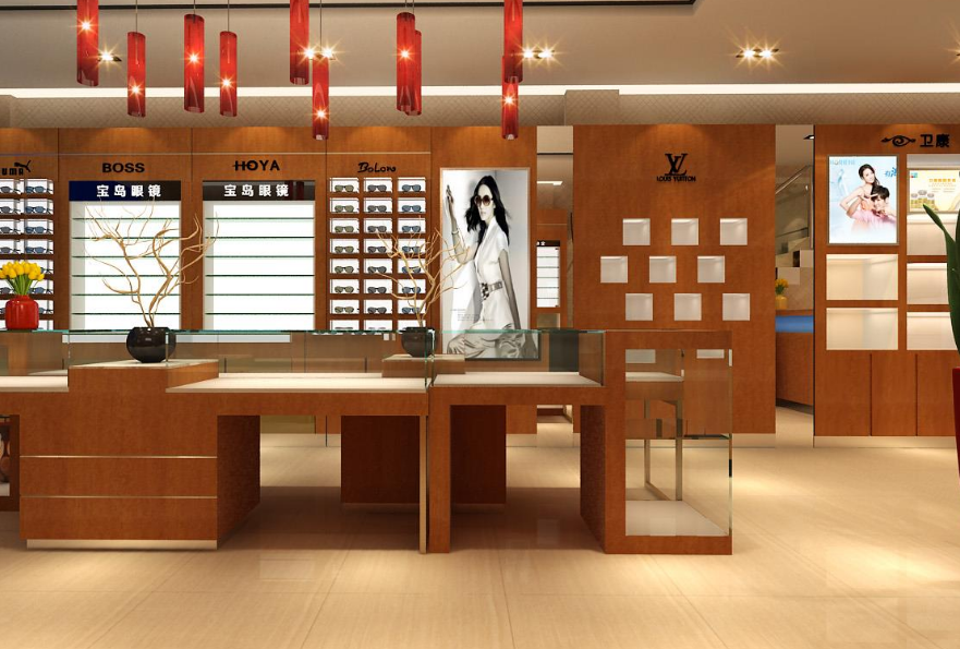 杭州品牌眼镜店装修实景效果图,杭州城西眼镜店装修设计案例分享,杭州专业眼镜店装修方案,杭州正规眼镜店装修装潢品牌公司,杭州大型眼镜店装修设计展示