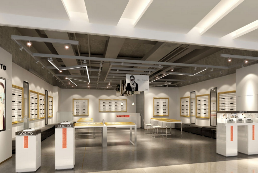 杭州品牌眼镜店装修实景效果图,杭州城西眼镜店装修设计案例分享,杭州专业眼镜店装修方案,杭州正规眼镜店装修装潢品牌公司,杭州大型眼镜店装修设计展示