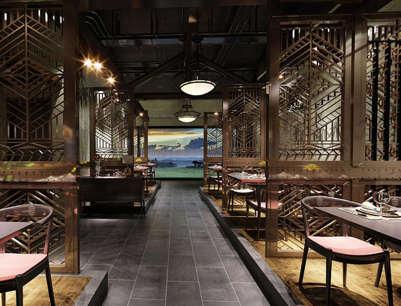 杭州中式餐厅装修案例