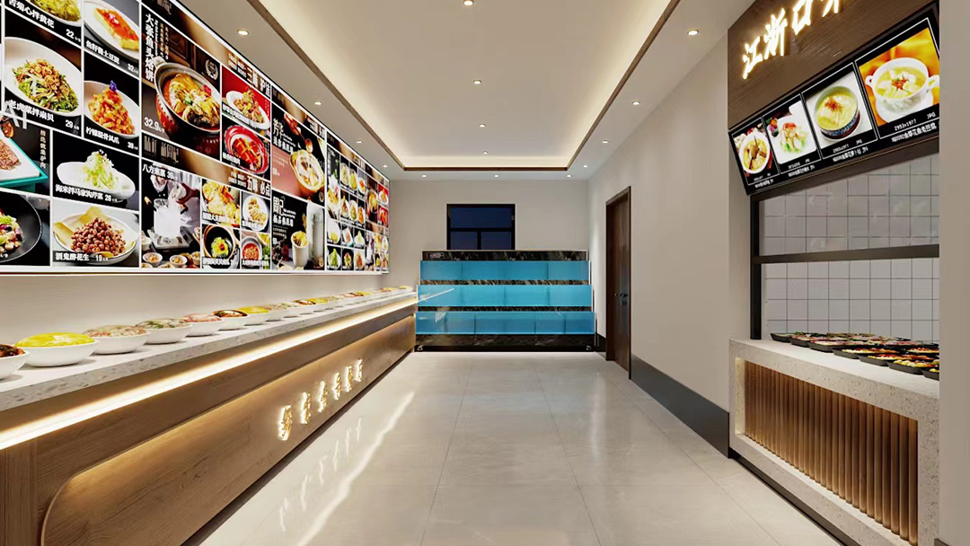 杭州家庭式中式餐厅装修设计