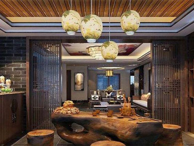 新中式茶馆装修设计｜打造静谧空间