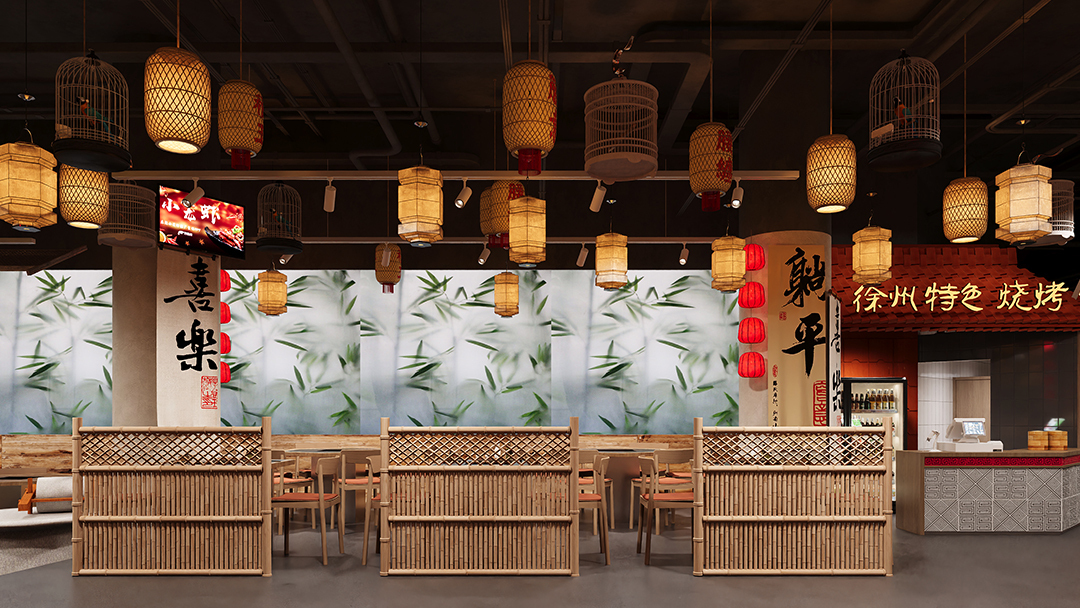 杭州烟火气中餐厅装修设计