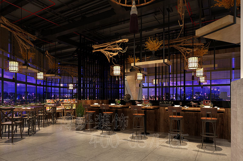 杭州人气小吃店装修设计，专业餐饮店装修，打造回头客超多的店铺空间