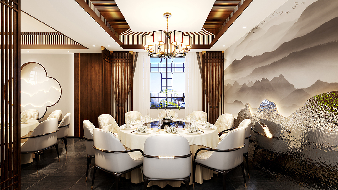 杭州创意中式餐厅装修设计