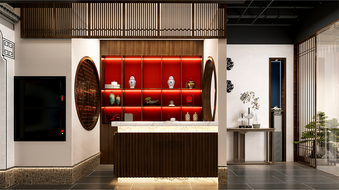杭州创意中式餐厅装修设计