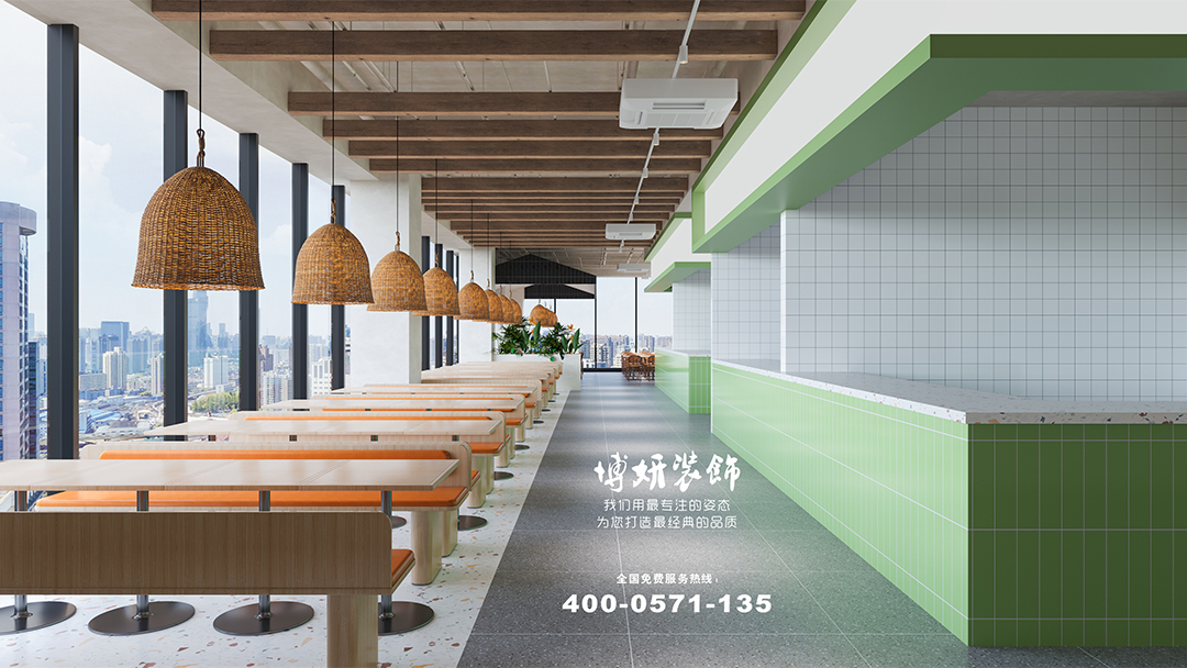 杭州中式餐厅装修设计