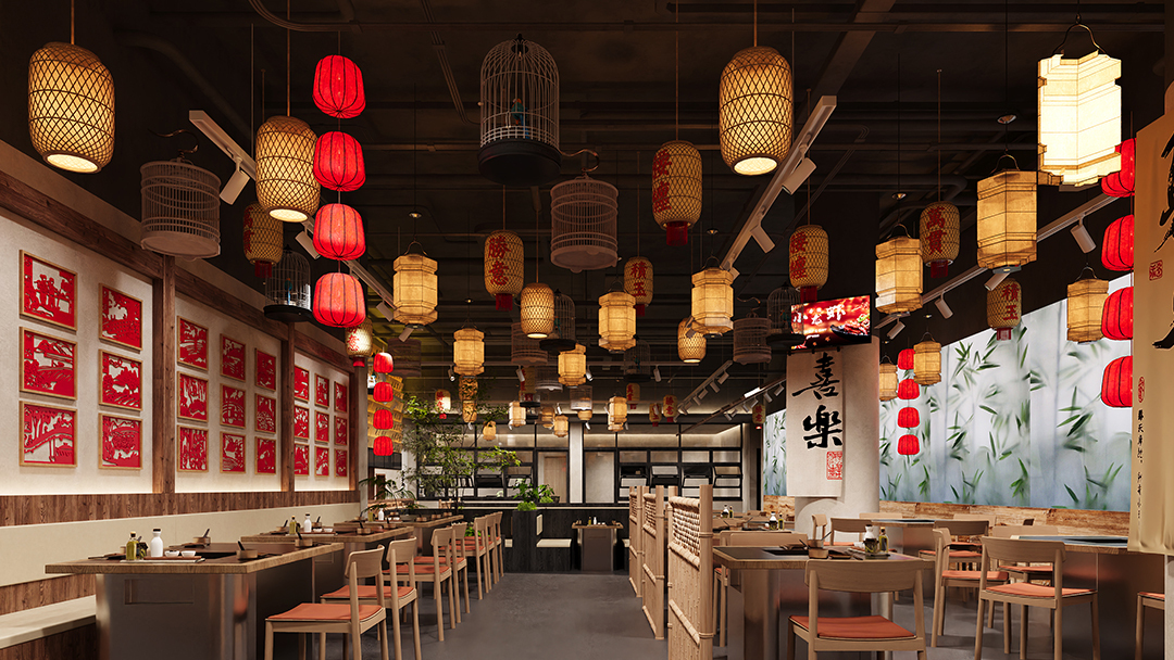 杭州烟火气中餐厅装修设计