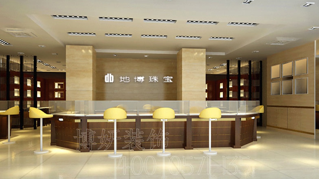 杭州轻奢珠宝店装修设计