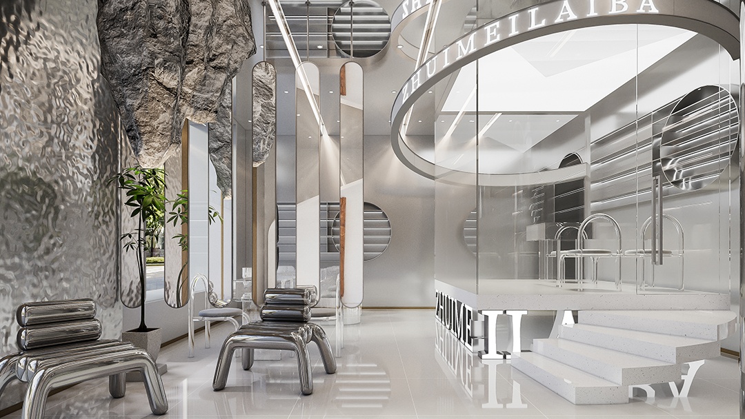 杭州轻奢美容院装修设计