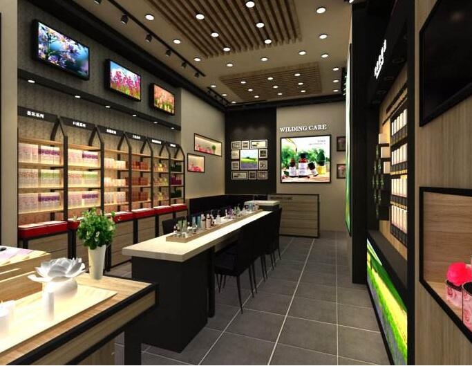 杭州化妆品专卖店装修，专业店铺装修公司，打造人气化妆品店