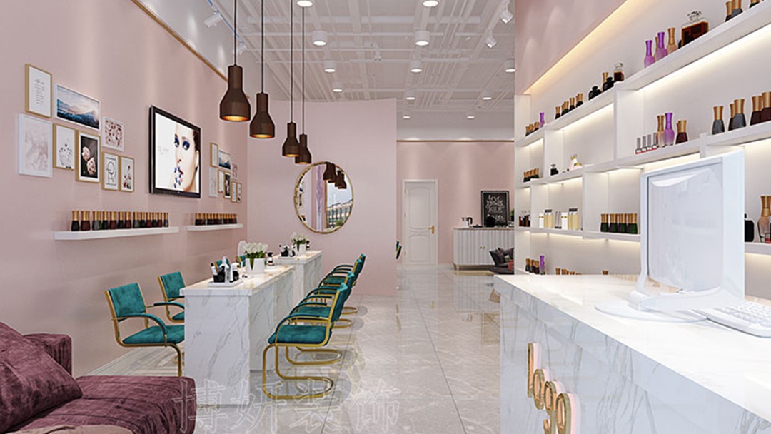 杭州网红美甲店装修设计
