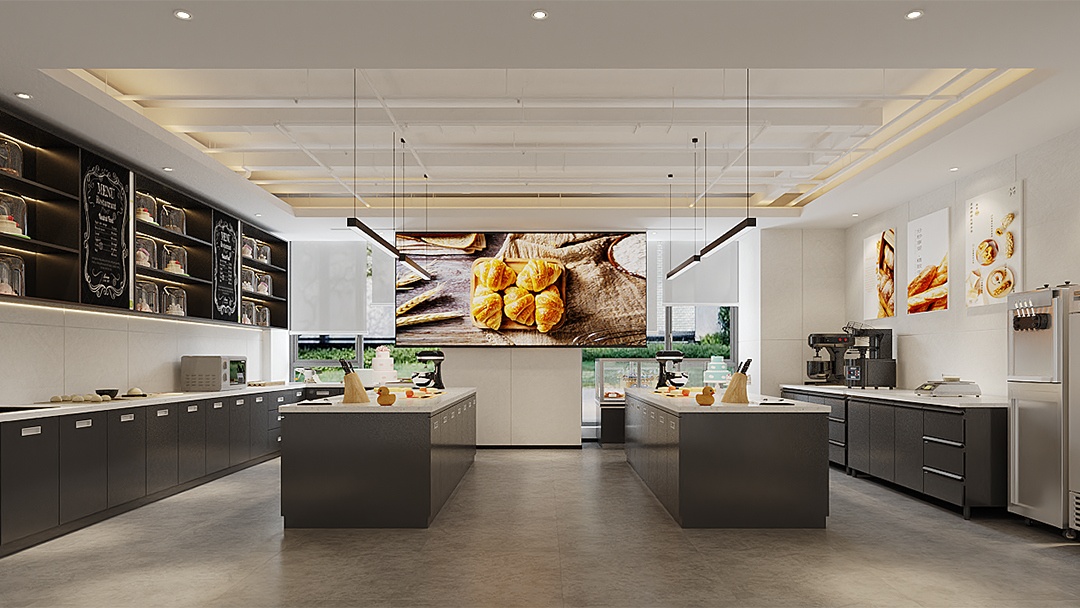 杭州烘焙培训机构装修设计