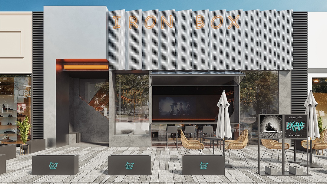 杭州精酿啤酒馆工业风装修设计