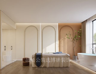 杭州美容院装修设计丨大型美容院装修风格大赏，博妍装饰为您打造梦幻美容圣殿