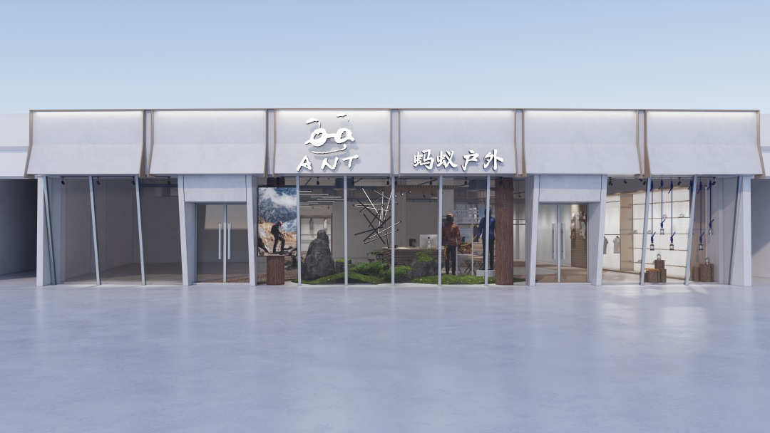 杭州户外运动服装店装修设计