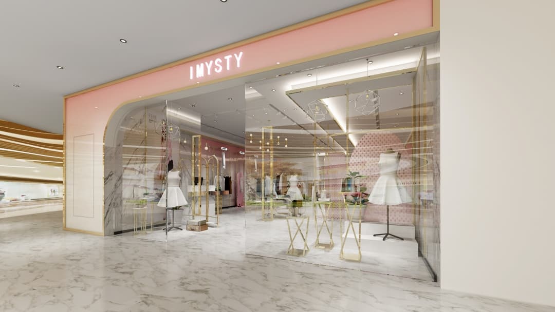 杭州ins风女装店装修设计