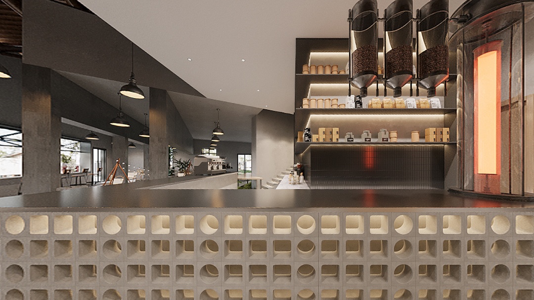 杭州工业风奶茶店装修设计